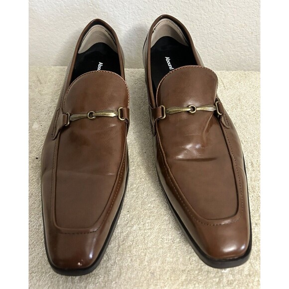 Abound Men\'s Dress Shoes Size 13M Patent Leather Oxford Slip-on Shoe with Metal main image 8